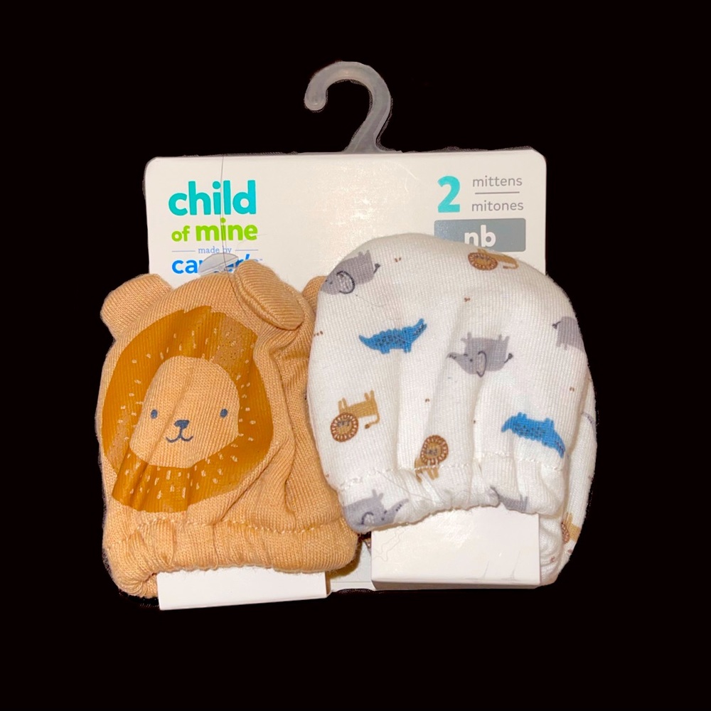 Newborn 2 pack mittens